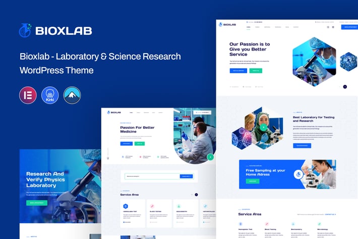 Bioxlab - Laboratory & Science Research WP Theme 