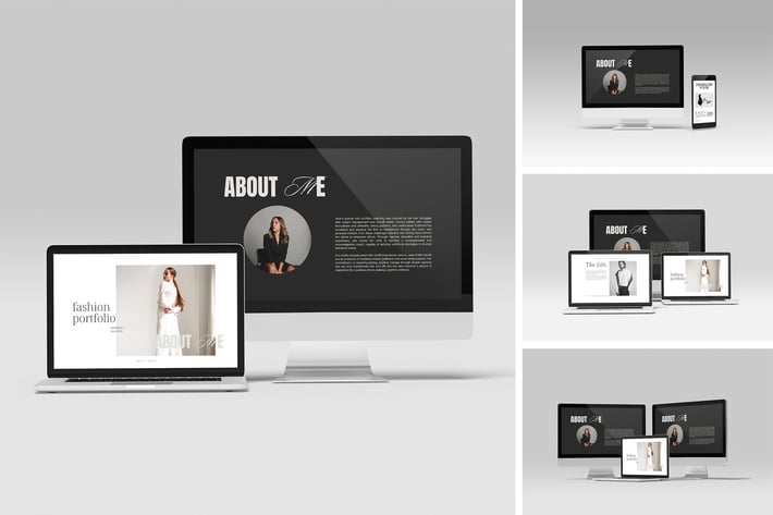 Multi Devices Responsive Website Mockup V.2
