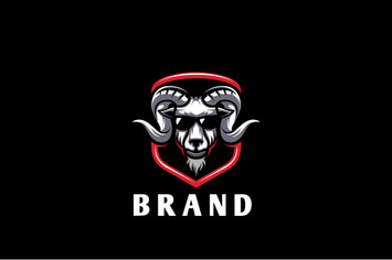 Cool Ram Logo Design