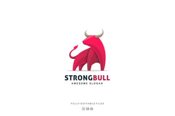 Bull Colorful Logo