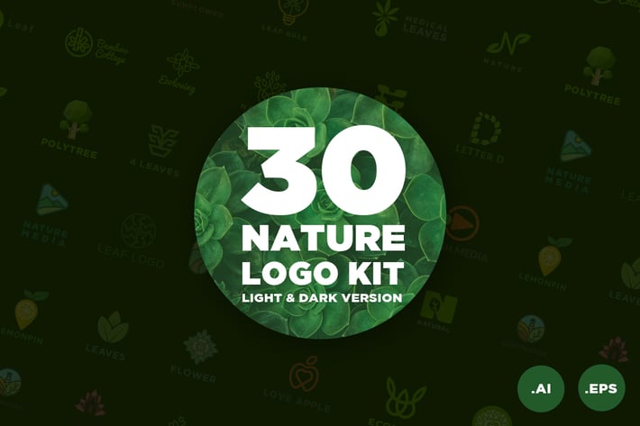 30 Nature Logo Kit