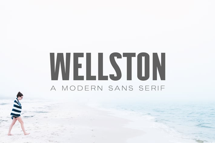 Wellston Modern Sans Serif Font
