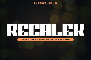 Recalek Font