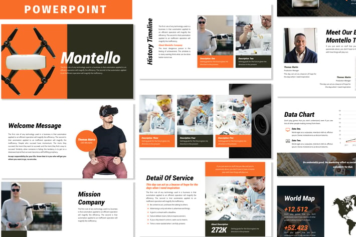 Montello - Business Powerpoint Template