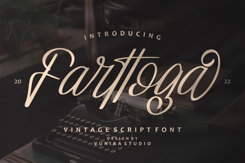 Farttoga - Vintage Script