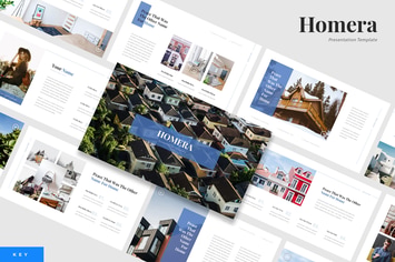 Homera - Real Estate Keynote Presentation Template