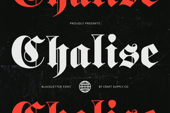 CS Chalise – Blackletter Font