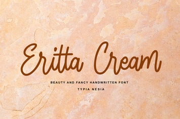 Eritta Cream - Fancy Handwritten