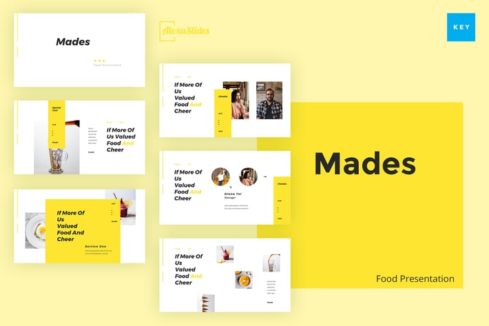Mades - Food Keynote Template