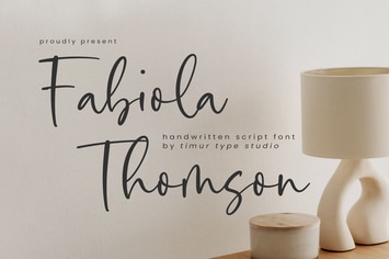 Fabiola Thomson - Handwritten Script Font TT