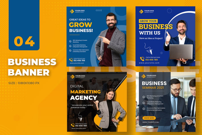 Business Marketing Banner Template