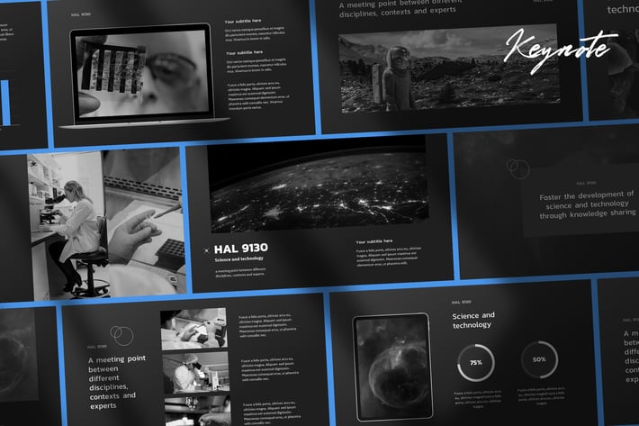 Hal - Tech & Science Keynote Template