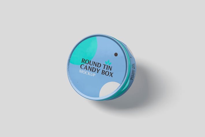 Round Tin Can Mockups