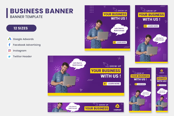 Busiess Google Adwords Banner Template