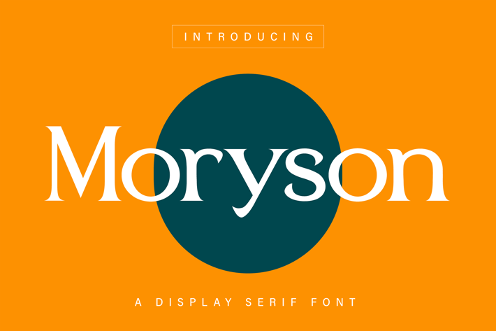 Elegant Serif Modern Display Font