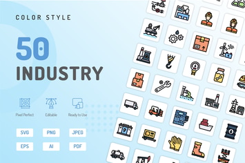 Industry Color Icons