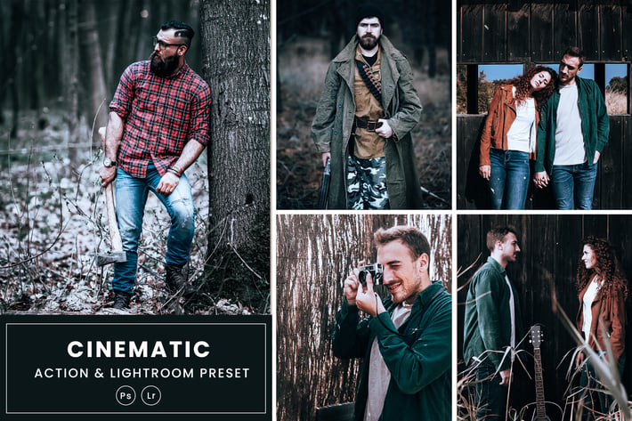 Cinematic Tone Photoshop Action & Lightrom Presets