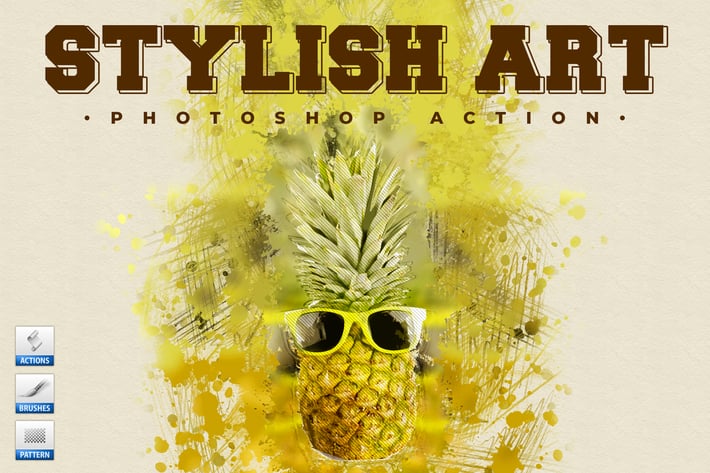 Stylish Art - Watercolor Photoshop Action