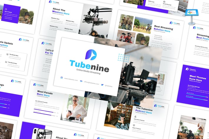 Tubenine - Media Streaming Keynote Template