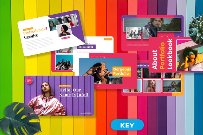 Jufoli - Portfolio Lookbook Keynote Templates