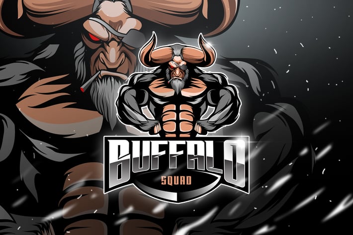 Bufallo Squad - Mascot & Esport Logo