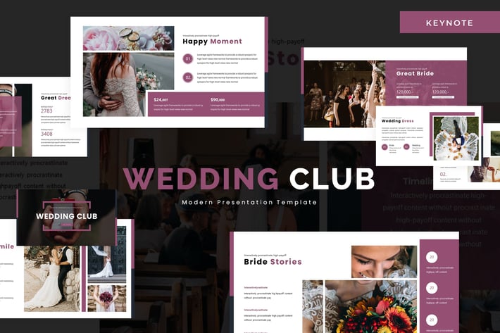 Wedding Club - Keynote Template