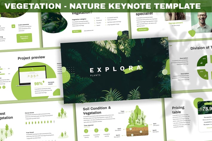Vegetation - Nature Keynote Template