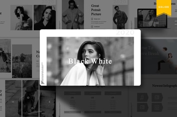 Black White | Google Slides Template