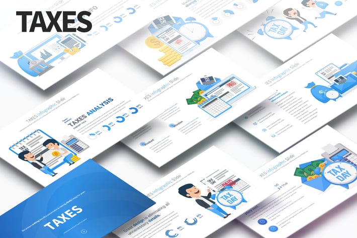 TAXES - PowerPoint Infographics Slides