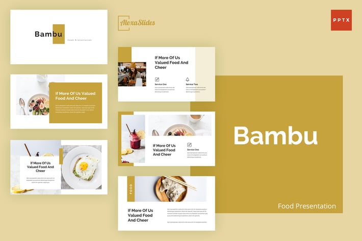 Bambu - Food Powerpoint Presentation Template