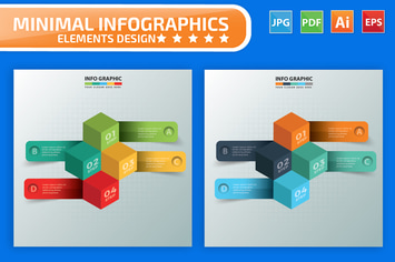 Cube Infographics Design
