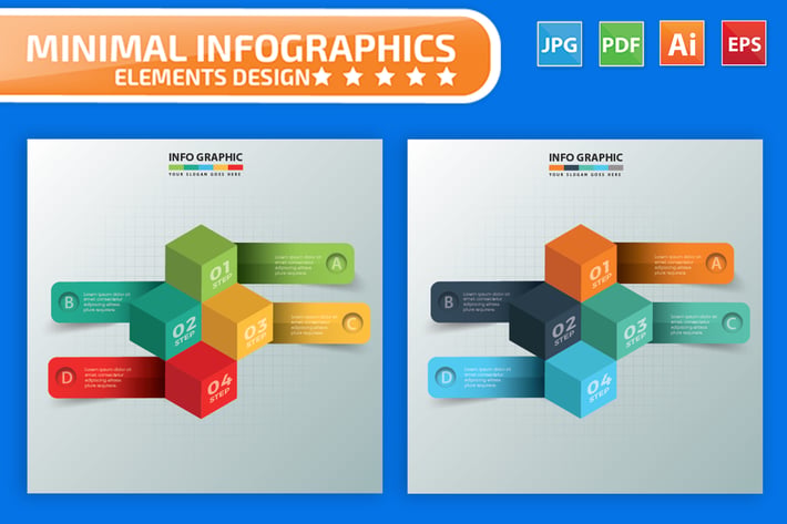 Cube Infographics Design