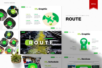 Route | Powerpoint Template