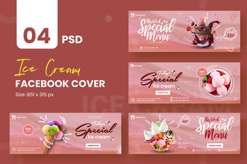 Ice Cream Facebook Timeline Covers