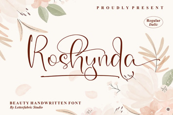 Roshynda Handwritten Font