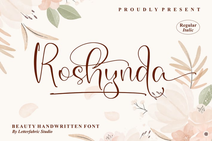 Roshynda Handwritten Font