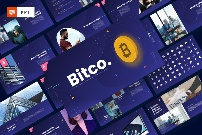 Bitco - Cryptocurrency Powerpoint Template