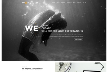 Nuovi - Creative PSD Template