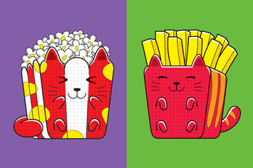 Cats Fast Food (French Fries & Popcorn)