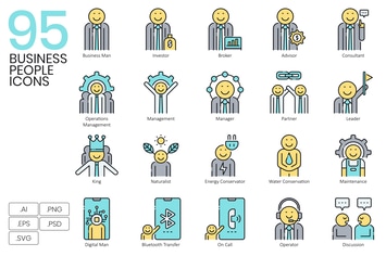 Business People Icons