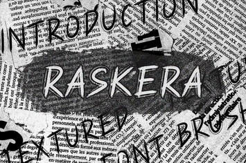 RASKERA - Hand Brush Font