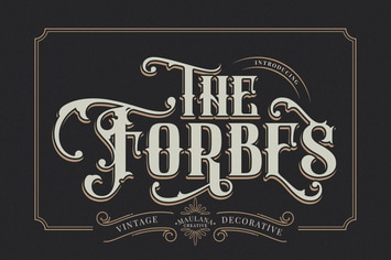 FORBES - Modern Vintage Font