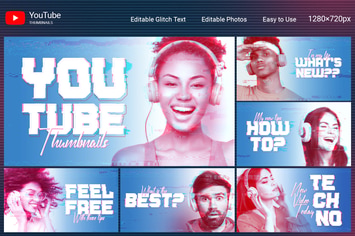 Glitch YouTube Thumbnails