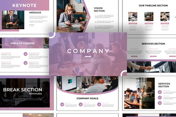 Company - Business Keynote Template