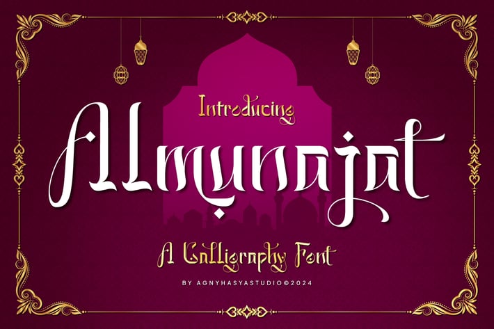Almunajat - Arabic Style Font