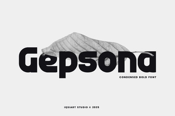 Gepsona - Modern Clean Font