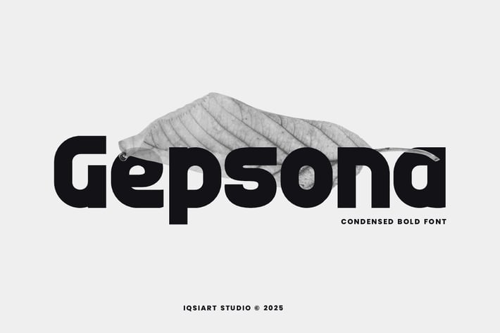 Gepsona - Modern Clean Font