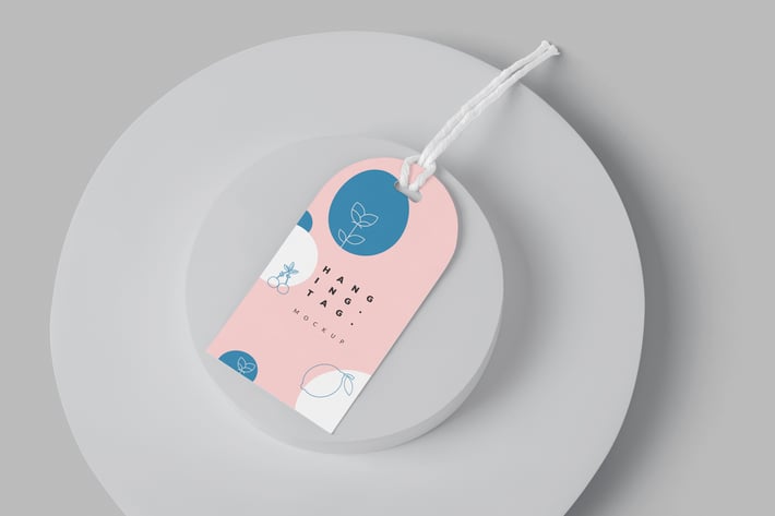 Fashion Hanging Tag Mockups