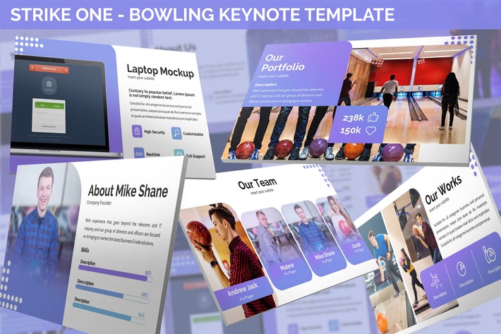 Strike One - Bowling Keynote Template