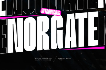 Norgate - Condensed Modern Type